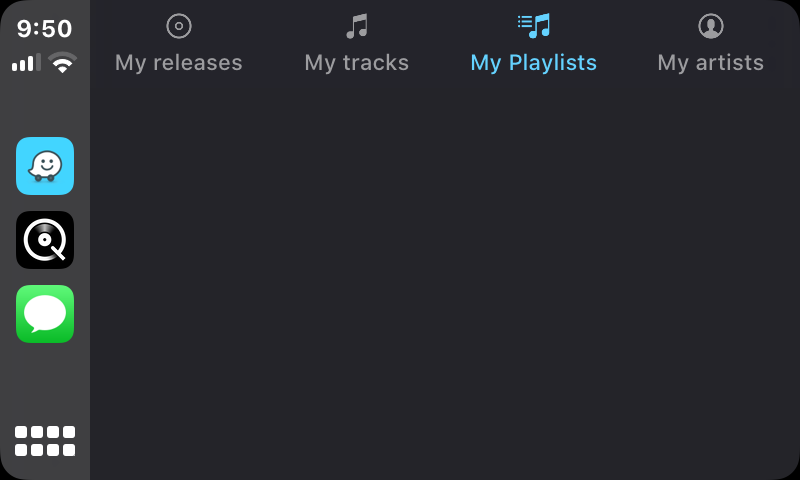 Qobuz downloaded playlists.